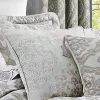 Deals 👍 J Queen New York Eleanora Silver 18 in Square Embellished Decorative Throw Pillow 🌟 -J Queen Shop Belk 1087