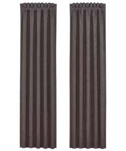 Outlet 😀 J Queen New York Flint Charcoal 84 Inch Window Panel Pair ❤️ -J Queen Shop Belk 1123