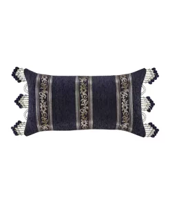 Wholesale ⭐ J Queen New York Middlebury Indigo Boudoir Decorative Throw Pillow 👏 -J Queen Shop Belk 1144