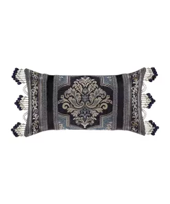 Wholesale ⭐ J Queen New York Middlebury Indigo Boudoir Decorative Throw Pillow 👏 -J Queen Shop Belk 1146