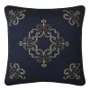 Promo 😍 J Queen New York Caruso 18" Square Embellished Decorative Throw Pillow ⌛ -J Queen Shop Belk 1150