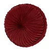 Flash Sale 🔥 J Queen New York Noelle - Crimson Tufted Round Decorative Throw Pillow 🧨 -J Queen Shop Belk 1193