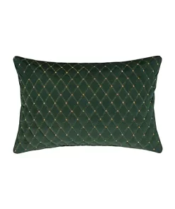 Best Sale 😍 J Queen New York Grandeur - Evergreen Quilted Boudoir Decorative Throw Pillow 🔥 -J Queen Shop Belk 1205