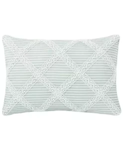 Brand new ⭐ J Queen New York Rialto - Sage Boudoir Decorative Throw Pillow 😀 -J Queen Shop Belk 1211