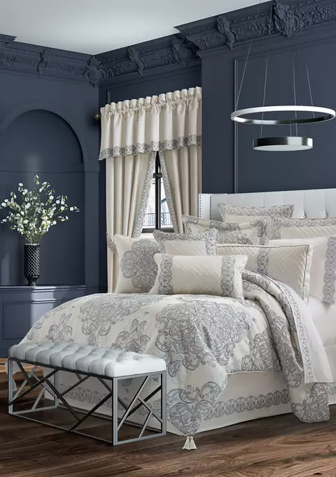 Best Pirce π J Queen New York Adagio 18" Square Embellished Decorative Throw Pillow β 4 Best Pirce π J Queen New York Adagio 18" Square Embellished Decorative Throw Pillow β - Image 2