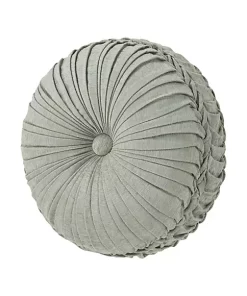 New 👍 J Queen New York Sovana Tufted Round Decorative Throw Pillow 😀