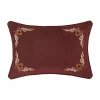 Wholesale 💯 J Queen New York Montecito - Red Boudoir Decorative Throw Pillow ⭐ -J Queen Shop Belk 1399