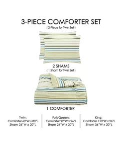 Flash Sale 🔔 J by J Queen New York Roxanne Surf Teal Comforter Set ⌛ -J Queen Shop Belk 1420