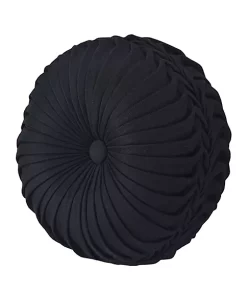 Promo 😉 J Queen New York Stefania Tufted Round Decorative Throw Pillow 🧨 -J Queen Shop Belk 1427