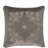 Flash Sale ✔️ J Queen New York 18 Inch Crestview Silver Square Decorative Throw Pillow 👏 -J Queen Shop Belk 1433
