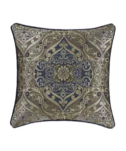 Wholesale 🎉 J Queen New York Weston - Blue 20" Square Decorative Throw Pillow 🛒 -J Queen Shop Belk 1440