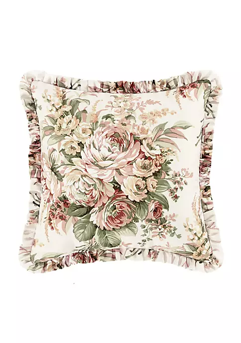 Best Pirce ⭐ J Queen New York Estelle - Coral 16" Square Decorative Throw Pillow ✔️ 5 Best Pirce ⭐ J Queen New York Estelle - Coral 16" Square Decorative Throw Pillow ✔️ - Image 3