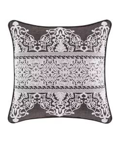 Cheap 😀 J Queen New York Flint Charcoal 20 Inch Square Decorative Throw Pillow ❤️ -J Queen Shop Belk 1614
