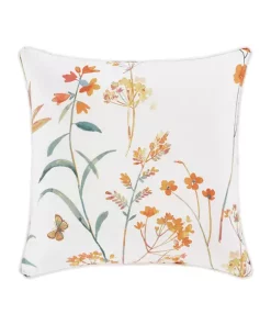 Deals 🎁 J by J Queen New York Bridget Coral 18 Inch Square Decorative Throw Pillow 👏 -J Queen Shop Belk 1636