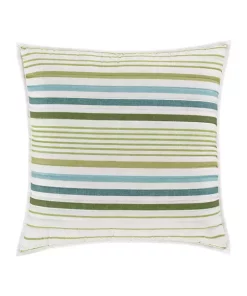 Outlet ๐ฅฐ J by J Queen New York Roxanne Surf Teal 18 Inch Square Embellished Decorative Throw Pillow ๐