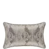 Discount 👏 J Queen New York Crestview Silver Boudoir Decorative Throw Pillow 🤩 -J Queen Shop Belk 1657