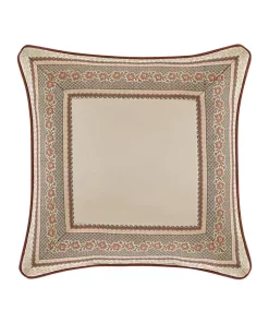 Budget π J Queen New York Juliette Beige 20 Inch Square Decorative Throw Pillow π