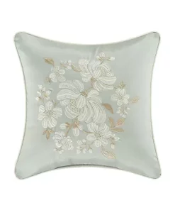 Best reviews of ❤️ J Queen New York Spring Garden 16" Square Decorative Throw Pillow 😀