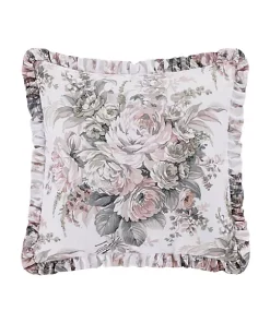 Best Pirce 🥰 J Queen New York Estelle - Blush 16" Square Decorative Throw Pillow 🔔