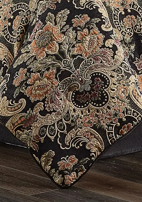 Hot Sale ✔️ J Queen New York Toscano Black 4 Piece Comforter Set ⭐ 4 Hot Sale ✔️ J Queen New York Toscano Black 4 Piece Comforter Set ⭐ - Image 2