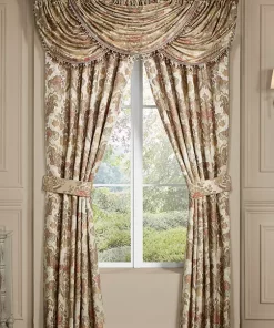 Wholesale 🎁 J Queen New York Juliette Terracotta 84 Inch Window Panel Pair 😉 -J Queen Shop Belk 171