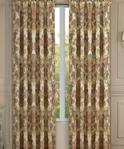 Wholesale 🎁 J Queen New York Juliette Terracotta 84 Inch Window Panel Pair 😉 -J Queen Shop Belk 172