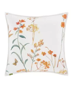 New 🔔 J by J Queen New York Bridget Coral 18 Inch Square Quilted Decorative Throw Pillow 🎁 -J Queen Shop Belk 1720