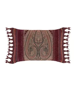 Cheapest 🔔 J Queen New York Garnet Red Boudoir Decorative Throw Pillow ⭐ -J Queen Shop Belk 175