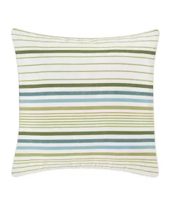 Outlet ⌛ J by J Queen New York Roxanne Surf Teal 18 Inch Square Decorative Throw Pillow 🥰