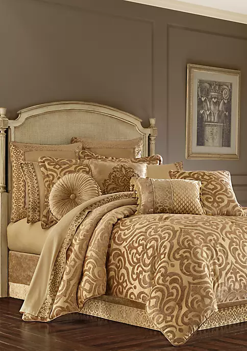 Wholesale ❤️ J Queen New York Sicily Gold Comforter Set 😍 7 Wholesale ❤️ J Queen New York Sicily Gold Comforter Set 😍 - Image 5