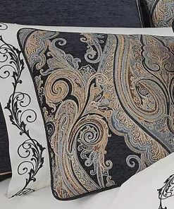 New 😍 J Queen New York Luciana Indigo 4 Piece Comforter Set 👏 -J Queen Shop Belk 22