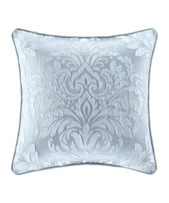 Wholesale 😉 J Queen New York Malita Powder Blue 18 Inch Square Decorative Throw Pillow 🎉