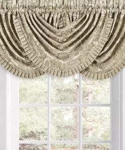 Promo 🛒 J Queen New York Sandstone Window Waterfall Valance 🔔