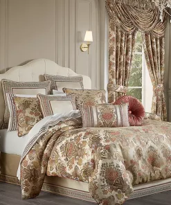 J Queen Shop 24 Brand new ๐ J Queen New York 4 Piece Juliette Terracotta California King Comforter Set ๐