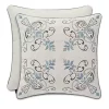 Outlet ❤️ J Queen New York Giovani Embroidered Square Decorative Pillow 🎉 -J Queen Shop Belk 330