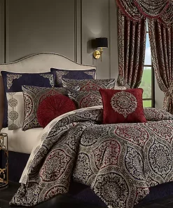 Buy ๐ J Queen New York Taormina Red 4 Piece Comforter Set ๐ 11 Buy ๐ J Queen New York Taormina Red 4 Piece Comforter Set ๐ -J Queen Shop Belk 37