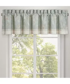 Best Sale ๐ J by J Queen New York Garden View Spa Window Straight Valance ๐ฅ