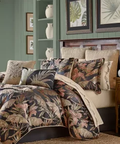 Coupon 🔥 J Queen New York Martinique Black 4-Piece Comforter Set ✨ -J Queen Shop Belk 445