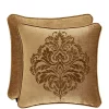 Hot Sale 🛒 J Queen New York Sicily Gold 20 in Square Embellished Pillow ⭐ -J Queen Shop Belk 462
