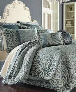Hot Sale 🌟 J Queen New York Sicily Teal King 4 Piece Comforter Set 😍 -J Queen Shop Belk 54