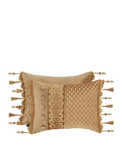 New ❤️ J Queen New York Sicily Gold Boudoir Pillow 💯 -J Queen Shop Belk 583