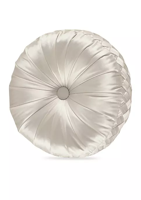 Wholesale โ๏ธ J Queen New York Satinique Tufted Round Decorative Pillows ๐ 4 Wholesale โ๏ธ J Queen New York Satinique Tufted Round Decorative Pillows ๐ - Image 2