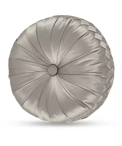 Wholesale โ๏ธ J Queen New York Satinique Tufted Round Decorative Pillows ๐ 8 Wholesale โ๏ธ J Queen New York Satinique Tufted Round Decorative Pillows ๐ -J Queen Shop Belk 600