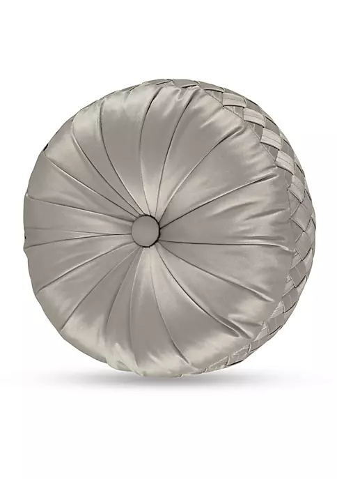 Wholesale โ๏ธ J Queen New York Satinique Tufted Round Decorative Pillows ๐ 5 Wholesale โ๏ธ J Queen New York Satinique Tufted Round Decorative Pillows ๐ - Image 3