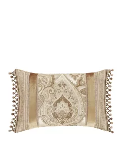 Discount ✔️ J Queen New York Sandstone Boudoir Decorative Throw Pillow ⭐