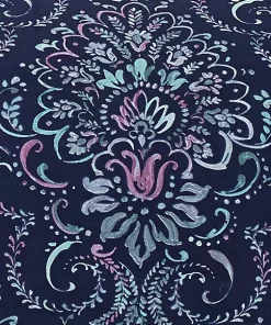 Deals 💯 J by J Queen New York Kayani Indigo Comforter Mini Set 👏 -J Queen Shop Belk 615