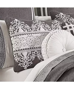 Best Sale 🔥 J Queen New York Flint Charcoal 4 Piece Comforter Set 👏 -J Queen Shop Belk 629