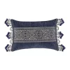 Top 10 🔥 J Queen New York Botticelli Navy Boudoir Decorative Throw Pillow 🔔 -J Queen Shop Belk 633