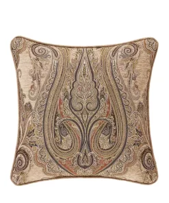 Budget โ J Queen New York 20 Inch Luciana Beige Square Decorative Throw Pillow ๐งจ