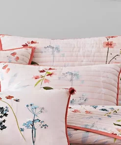 Discount ⌛ J by J Queen New York Beatrice Rose Quilted Boudoir Pillow 😀 -J Queen Shop Belk 694